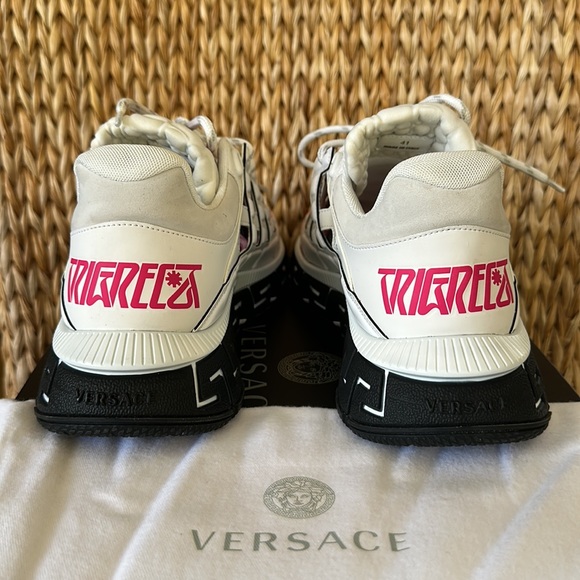 New in Box Versace Trigreca Chunky Sneakers 41 - Picture 8 of 14